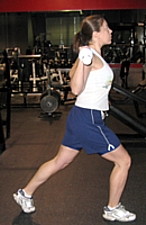 Split Squat Keeping the Chest High