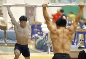 Chinese Olympic Lifter Back Muscles